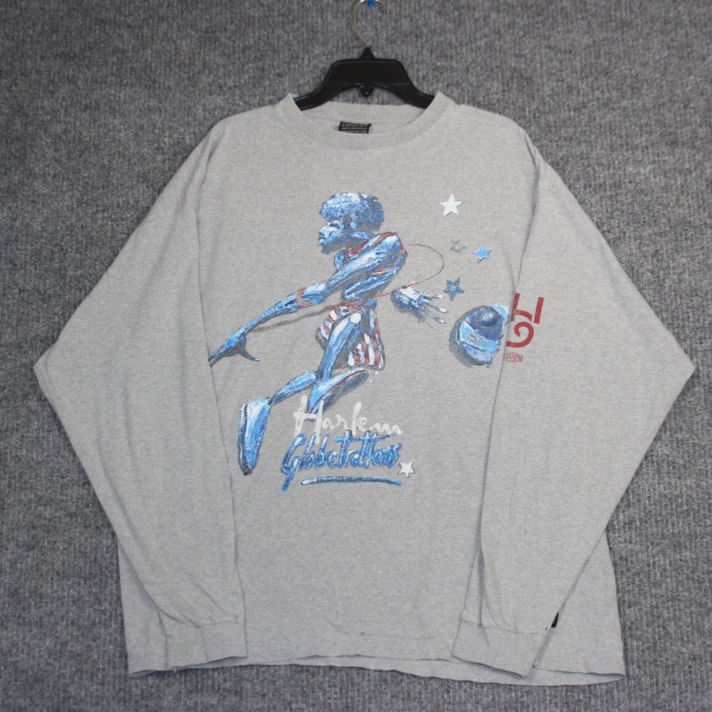 Vintage FUBU Harlem Globetrotters Graphic T Shirt Mens 2X Basketball‎ Y2K Baggy